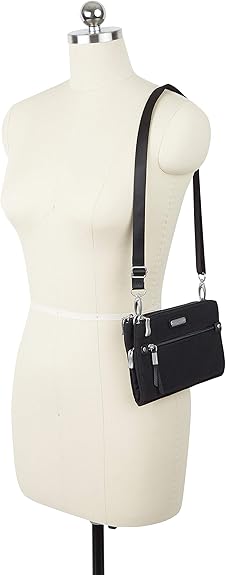 Baggallini Women's Black Subway Small Crossbody Bag |Baggallini In Lebanon
