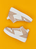 Sinsay Women's White & Beige High Ankle Sneakers | Sinsay In Lebanon