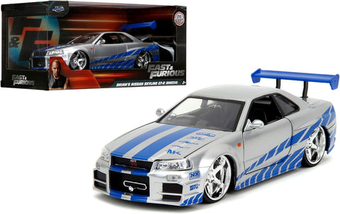 Jada Metal Model: Fast & Furious Car 1/24: Brian's Nissan Skyline GT-R|Jada In Lebanon