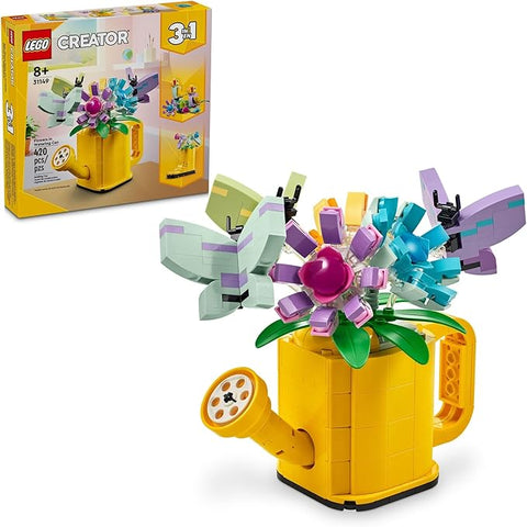 LEGO Creator 3 in 1 Flowers in Watering Can Building Toy Set | LEGO  In Lebanon