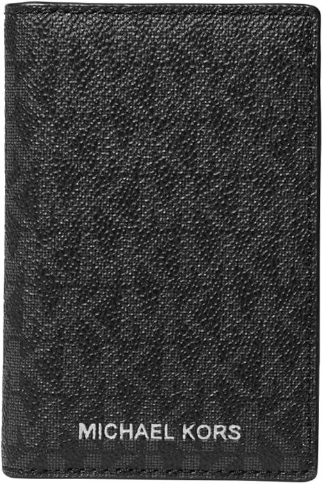 Michael Kors Men's Black Hudson Folding Card Case Wallet | Michael Kors In Lebanon