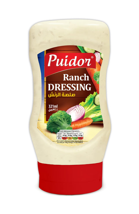 Puidor Ranch Dressing 321ml | Puidor In Lebanon