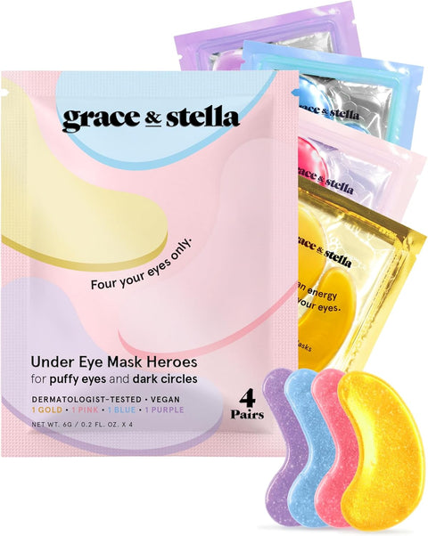Grace & Stella Under Eye Gel Patches Multi-Color Pack |Grace & Stella In Lebanon