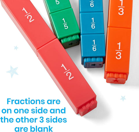Hand2mind Rainbow Fraction Tower Cubes | Hand2mind In Lebanon