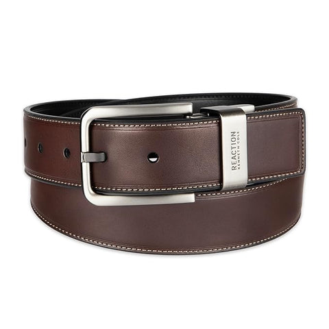 Kenneth Cole Reaction Men's Brown  Leather Belt | Kenneth Cole Reaction  in Lebanon