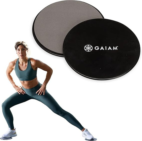Gaiam Core Sliding Discs Dual Sided Workout Sliders for Carpet & Hardwood Floor |Gaiam  In Lebanon