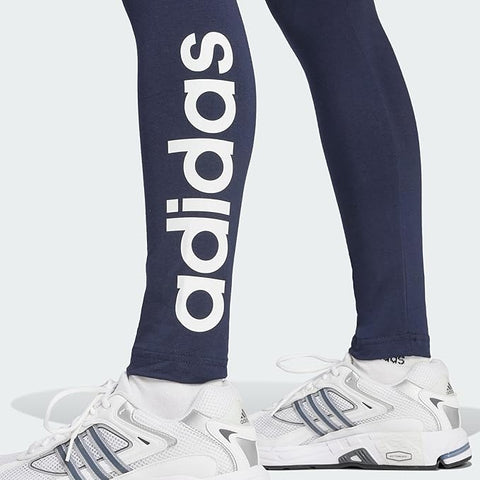 Adidas Women's Navy Essentials Plus Size High-Waisted Logo Leggings | Adidas In Lebanon