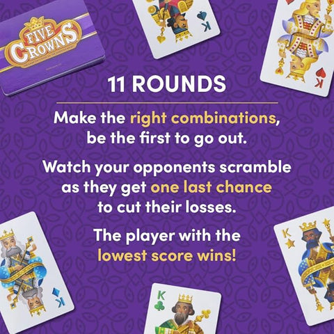 PlayMonster Five Crowns The Game Isn't Over Until the Kings Go Wild! | PlayMonster In Lebanon