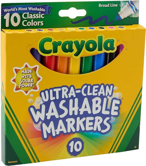 Crayola Ultraclean Broadline Classic Washable Markers (10 Count) | Crayola In Lebanon