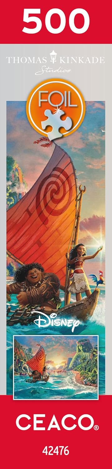 Ceaco Foil Puzzle Thomas Kinkade Moana 500 Piece Jigsaw Puzzle | Ceaco In Lebanon