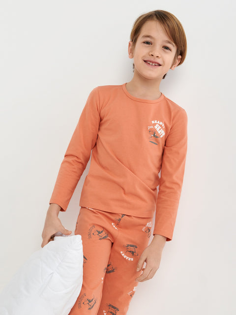 Sinsay Boy's Orange Pajama Set | Sinsay In Lebanon