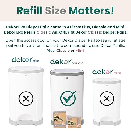 Diaper Dekor Green Eko Refills Classic, x2 | Diaper Dekor In Lebanon