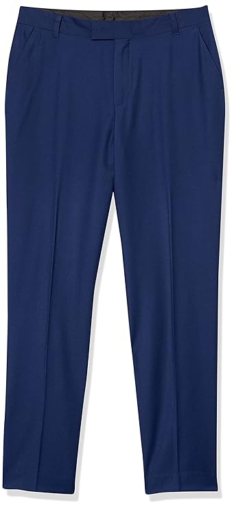 Calvin Klein Boy's Navy Blue Flat Front Stretch Slim Fit Trouser  |Calvin Klein In Lebanon