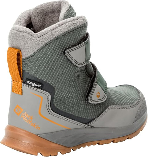 Jack Wolfskin Boy's Green Polar Bear Texapore Mid VC K Boots |Jack Wolfskin in Lebanon