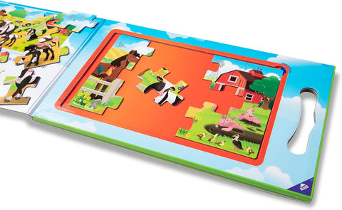 Melissa & Doug On The Farm Take-Along Magnetic Jigsaw Puzzle Set  | Melissa & Doug In Lebanon