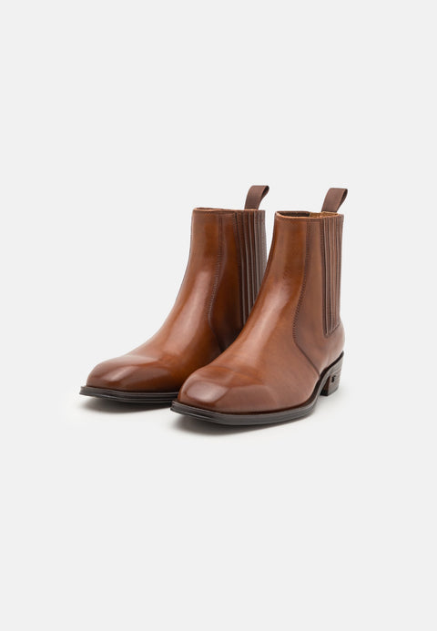 Steve Madden Men's Tan Cowboy/biker ankle boot |Steve Madden in Lebanon