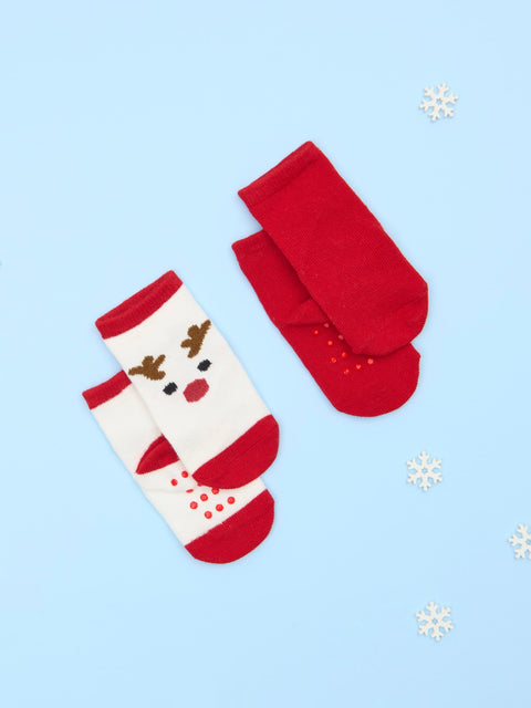 Sinsay Baby's Red/White Socks 2-Pack | Sinsay In Lebanon