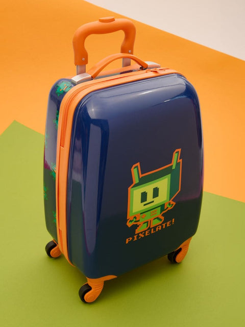 Sinsay Boy's Navy & Orange Suitcase 47x 30x 21 cm | Sinsay In Lebanon