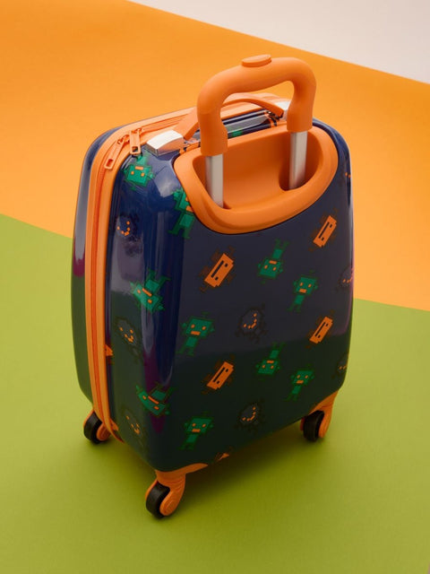 Sinsay Boy's Navy & Orange Suitcase 47x 30x 21 cm | Sinsay In Lebanon