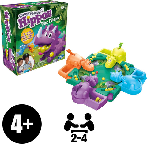 Hasbro Gaming Hungry Hungry Hippos Dino Edition Board Game | Hasbro Gaming  In Lebanon