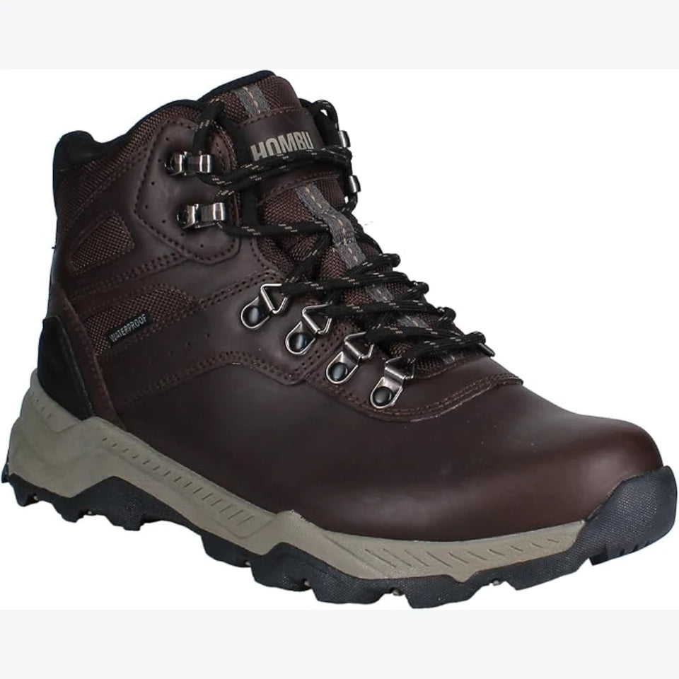 Khombu Men's Dark Brown Kenny Hiker Boots