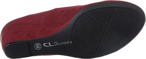 CL by Chinese Laundry Women's Dark Red  Suede Nima Wedge Pump Heels   | CL by Chinese Laundry in Lebanon