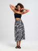 Sinsay Women's Skirt Black-White AYA