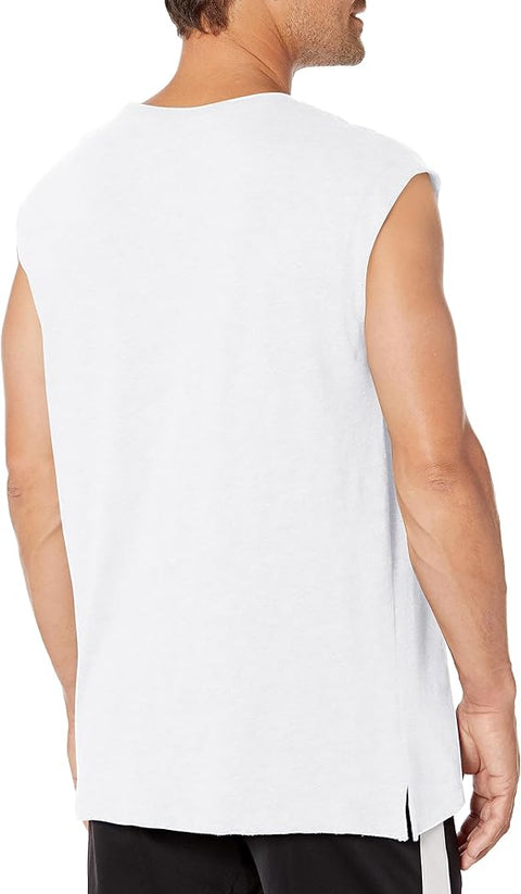 Puma Men's White Essentials Sleeveless Tech Blouse | Puma In Lebanon