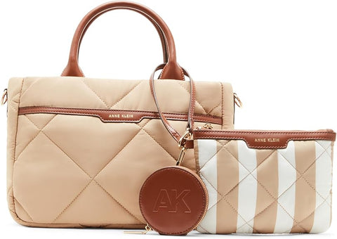 Anne Klein Women's Beige 3-Pieces Handbag | Anne Klein In Lebanon