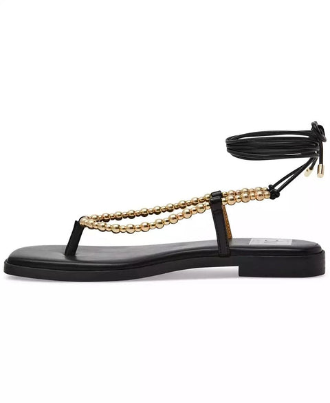 Dolce Vita Women's Black Mirielle Beaded Lace-Up Gladiator Sandal | Dolce Vita In Lebanon