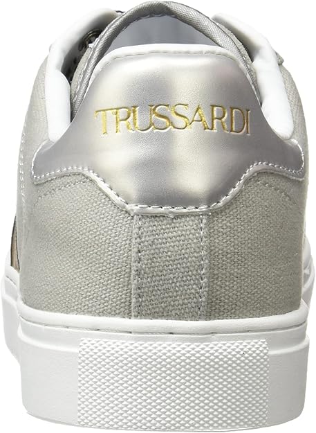 Trussardi Men's Taupe SNK Danus Golden Mix Sneakers |Trussardi In Lebanon