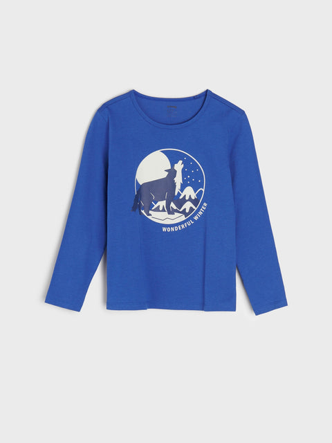 Sinsay Baby Boy's Blue decorative print Pajama Set   | Sinsay in Lebanon