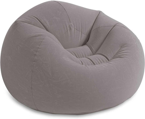 Intex Grey Beanless Bag Inflatable Lounge Chair | Intex In Lebanon