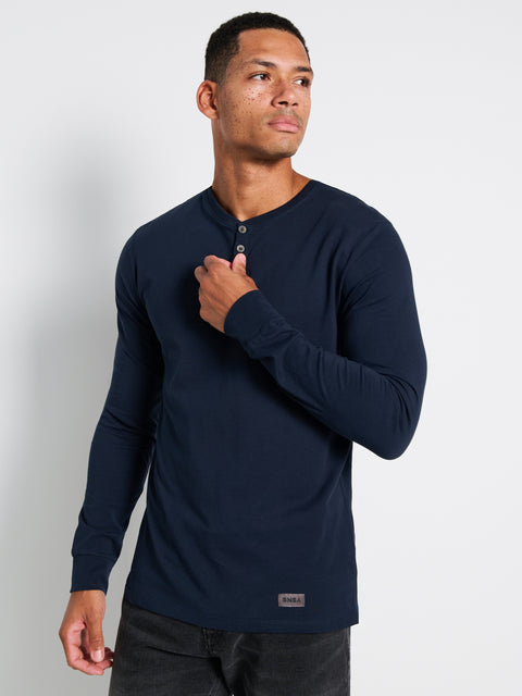 Sinsay Men's Navy Basic Long sleeve Blouse |Sinsay  in Lebanon