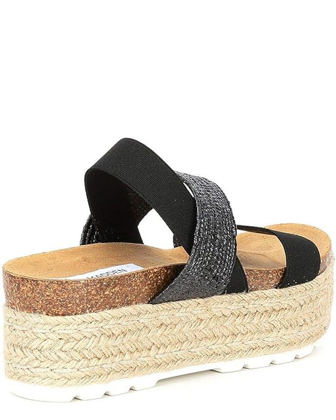 Steve Madden Women's Black Synthetic Christia Sandal | Steve Madden In Lebanon