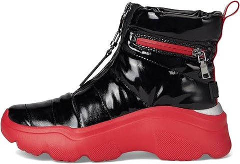 Naturalizer Women's Black And Red Think Royln X Shadow Water Repellent Fashion Boot  | Naturalizer  In Lebanon