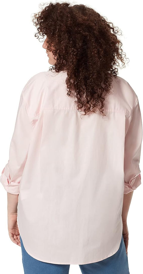 Gloria Vanderbilt Women's Light Pink Amanda Button Down Shirt | Gloria Vanderbilt In Lebanon