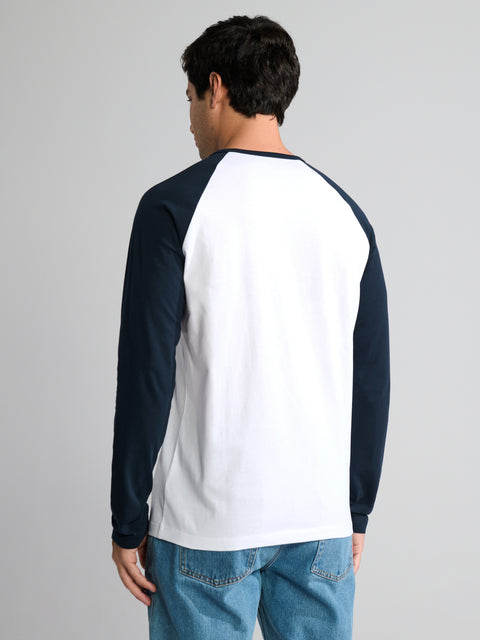 Sinsay Men's White/Navy long Sleeve Blouse | Sinsay in Lebanon