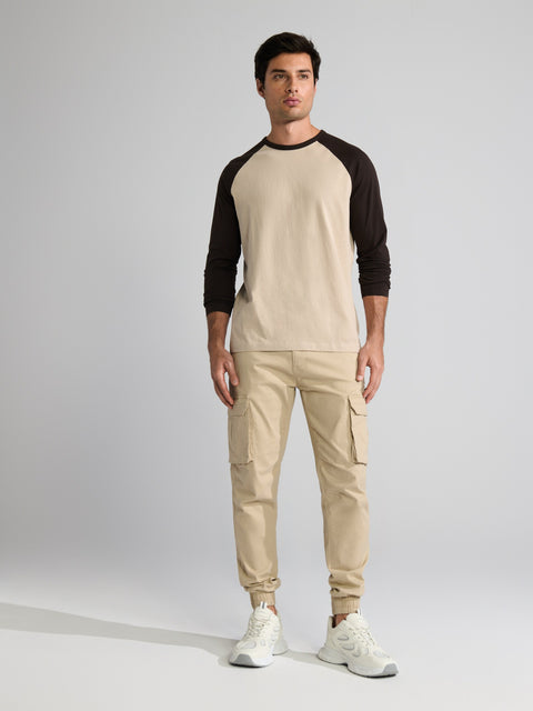 Sinsay Men's Beige & Brown Long Sleeve Blouse | Sinsay In Lebanon