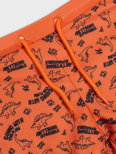Sinsay Baby Boy's Orange With Print Short  | Sinsay in Lebanon