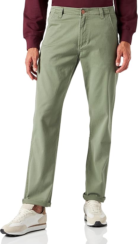Wrangler Men's Khaki Green Casey Jones Chino Pants | Wrangler In Lebanon