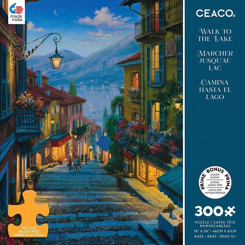 Ceaco Walk to The Lake - 300 Oversized Piece Jigsaw Puzzle | Ceaco In Lebanon