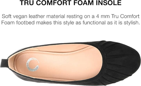 Journee Collection Women's Black Comfort Foam Tannya Dress Flats |Journee Collection In Lebanon
