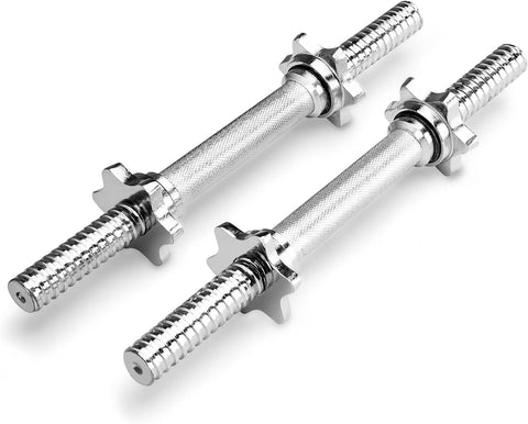 MARCY 14” Adjustable Chrome Threaded Dumbbell Handles for Standard Weight Plates | MARCY In Lebanon