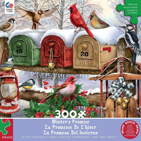 Ceaco Winter's Promise 300 Oversized Piece Jigsaw Puzzle|Ceaco In Lebanon