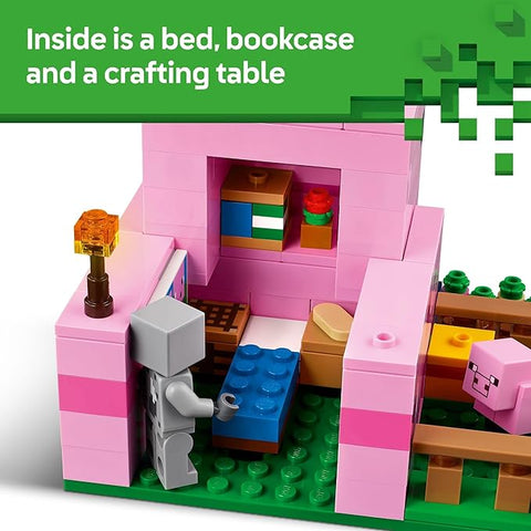 Lego Minecraft The Baby Pig House Toy Figures and Playset | Lego In Lebanon