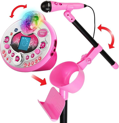 Vtech Kidi Star Pink Karaoke Machine Deluxe, 2 Microphones with AC Adapter  | Vtech In Lebanon