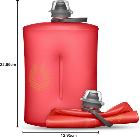 HydraPak Stow Red Ultralight & Packable Collapsible Travel Water Bottle 1000ml  | HydraPak Stow In Lebanon