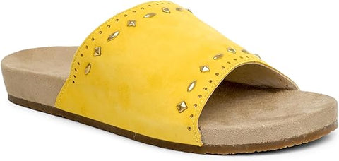 Revitalign Sofia Stud women's Mineral Yellow Slide Sandal Slipper |Revitalign In Lebanon