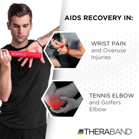 TheraBand Red Rubber FlexBar | TheraBand In Lebanon
